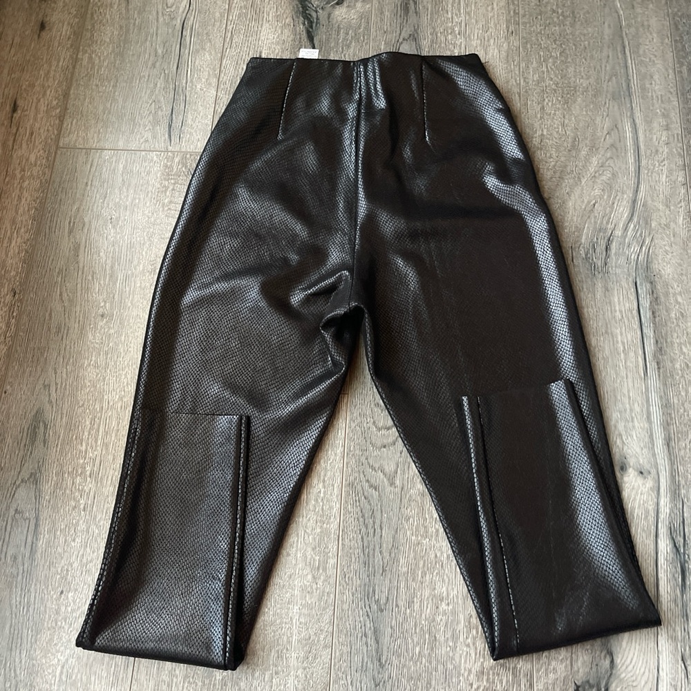 Zara Shimmering Black High Rise Women Jeans - Picture 5 of 7